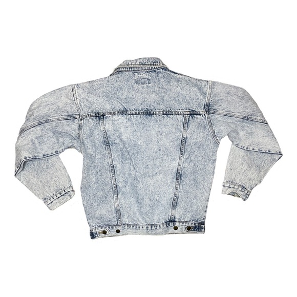 Vintage Acid Wash Denim Jacket | Brilliant Brand | Size M - Picture 2 of 10